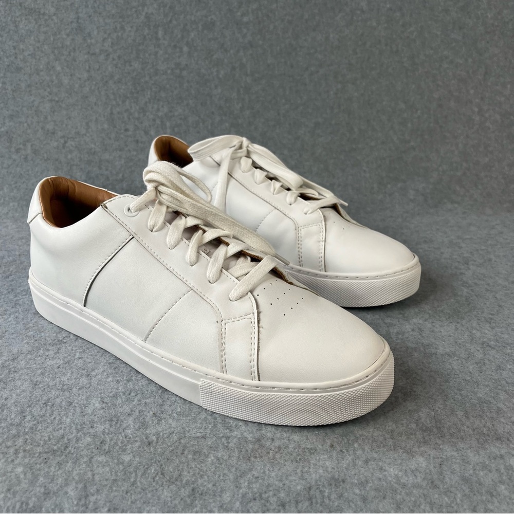 GREATS Royale White Leather Low Top Sneakers Men’s 11 Minimalist Italy